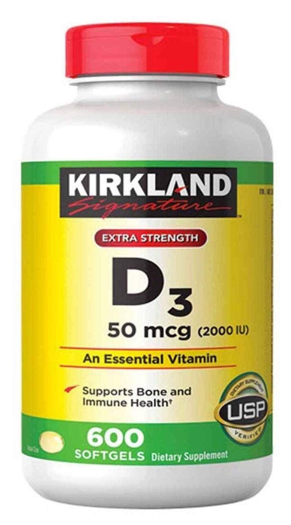 Kirkland Signature Extra Strength Vitamin D3 2000 IU