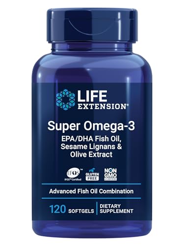 Life Extension Life Extension Super Omega-3 EPA/DHA Fish Oil, Sesame Lignans & Olive Extract