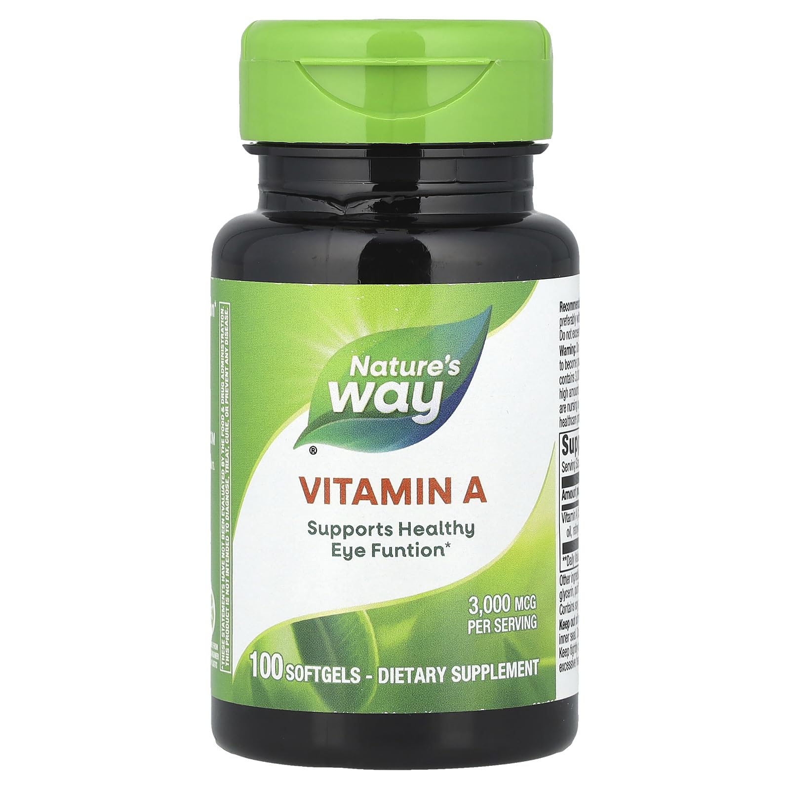Nature's Way Nature's Way Vitamin A, 3,000 mcg, 100 Softgels